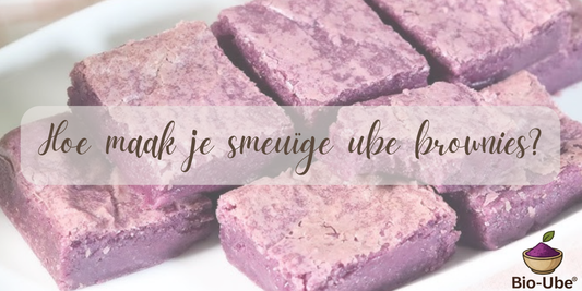 Hoe maak je smeuïge ube brownies?