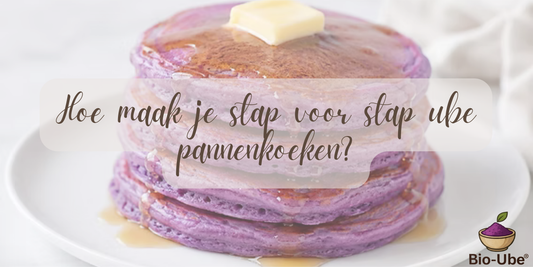 Hoe maak je stap voor stap ube pannenkoeken?
