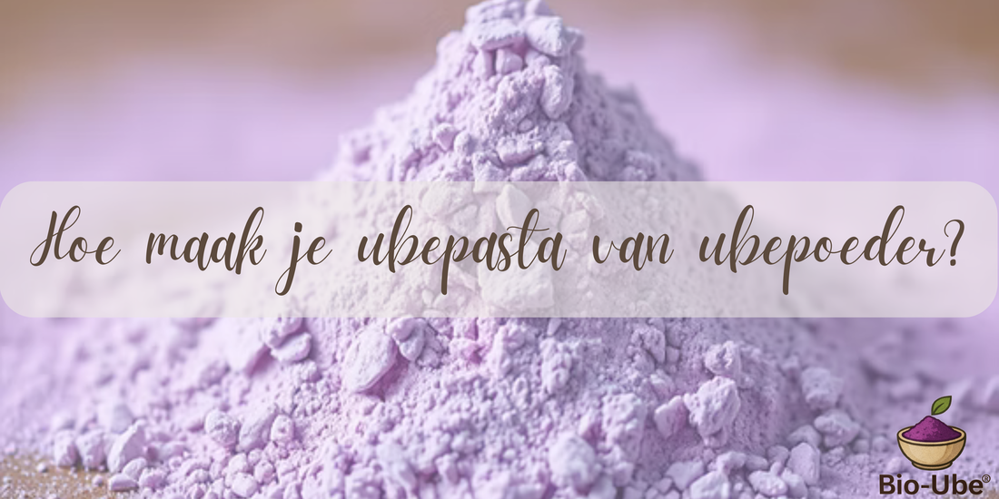 Hoe maak je ubepasta van ubepoeder?