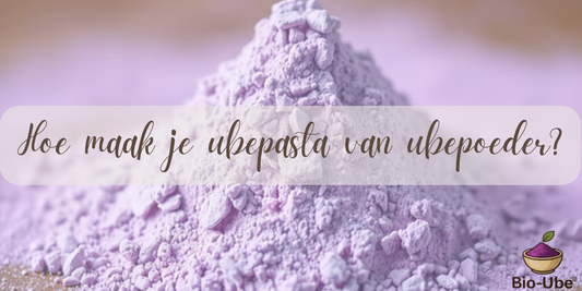 Hoe maak je ubepasta van ubepoeder?