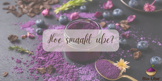 Hoe smaakt ube?