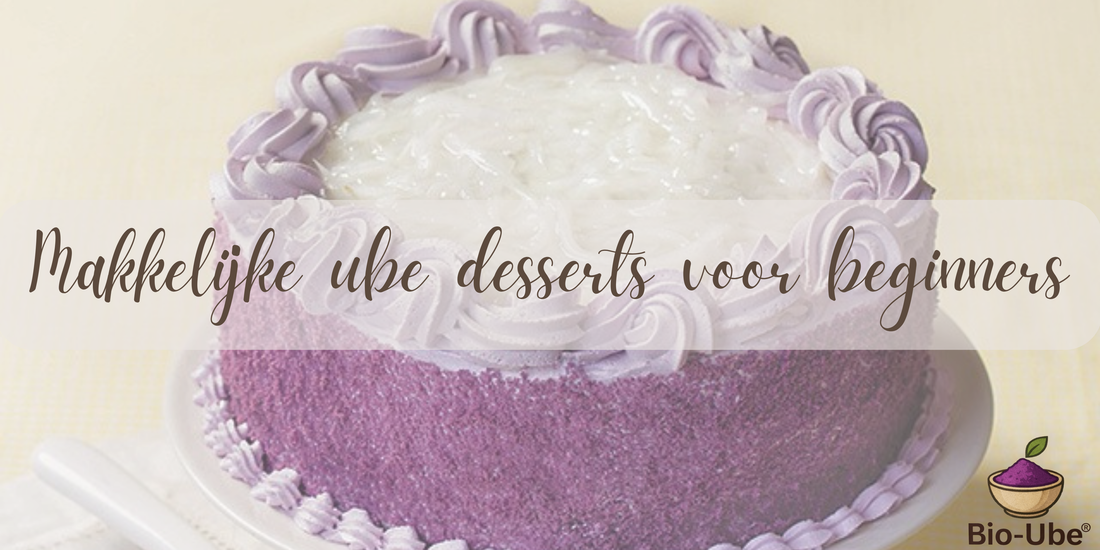 Makkelijke ube desserts voor beginners