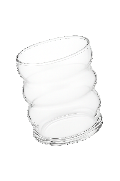 Geribbeld Glas voor Ube Latte1